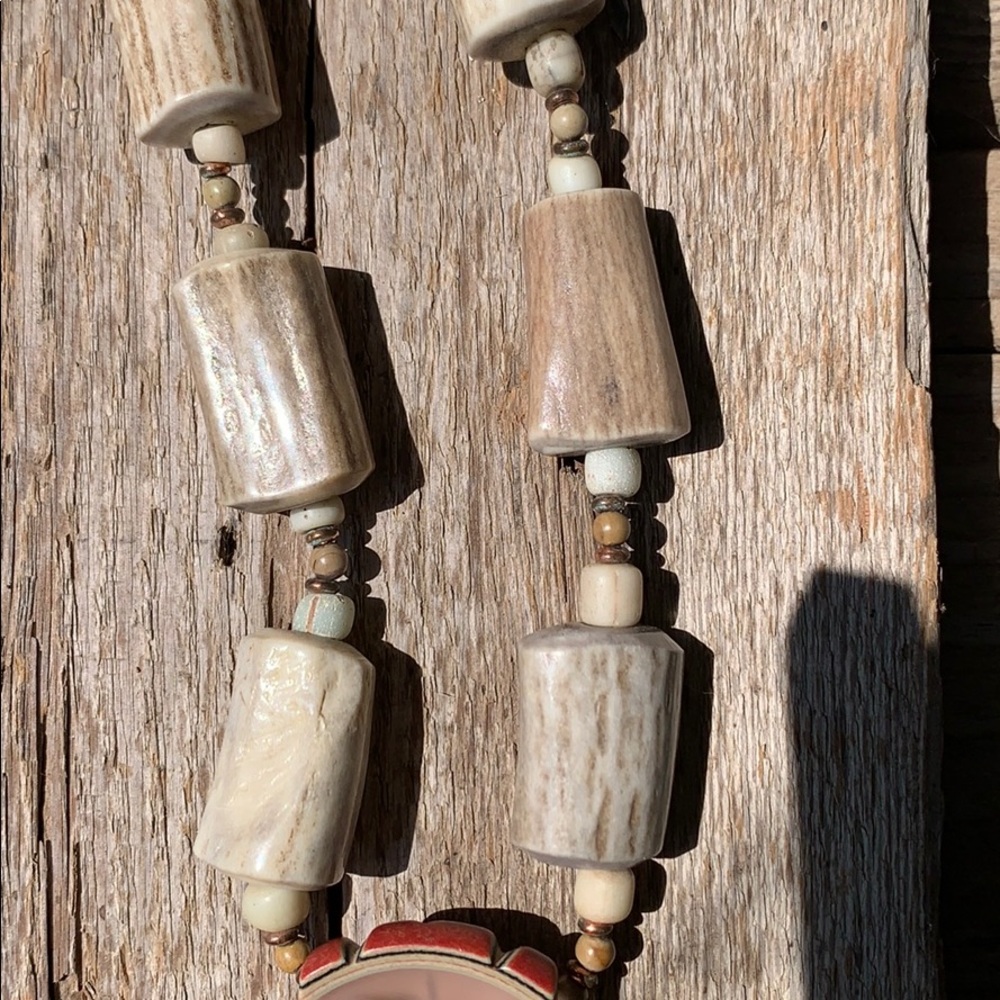 OOAK Artisan statement necklace by designer Susan Ray. - Picture 7 of 16